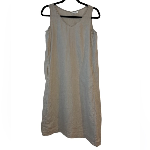 J. Jill Pure Jill Linen Sleeveless Knee Length Dress - Picture 2 of 9